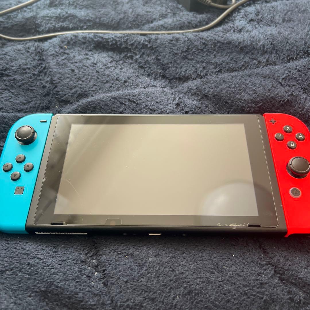Nintendo Switch 青/赤 本体 付属品付き