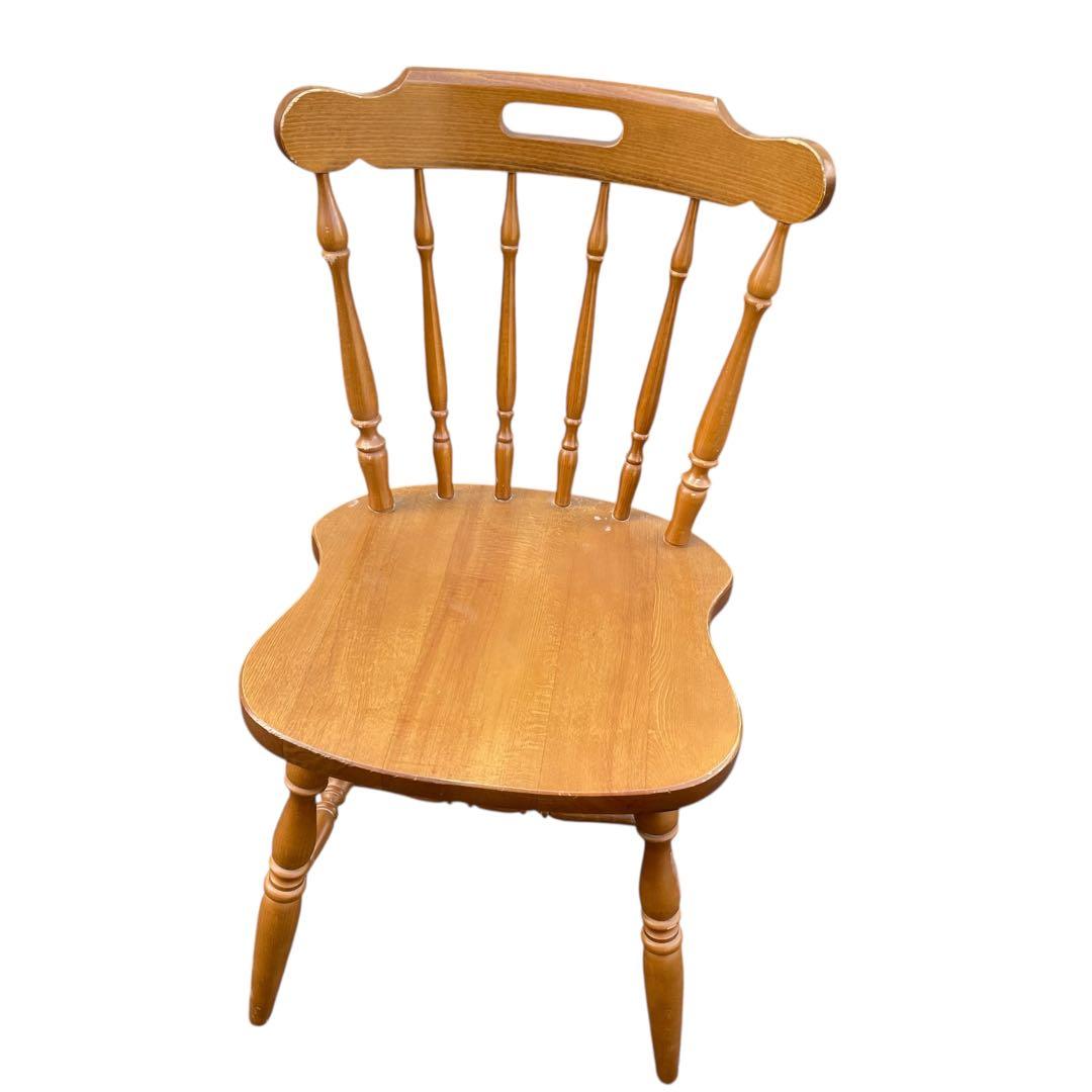 ダイニングチェア 飛騨産業 キツツキ マーク イス チェア アンティーク