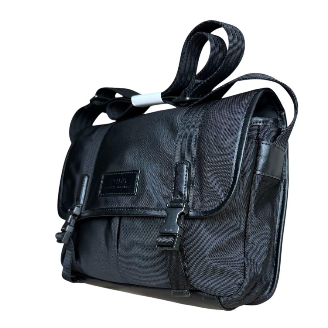 未使用級✨ポロ ラルフローレン メッセンジャーバッグ ショルダーバッグ　レザー