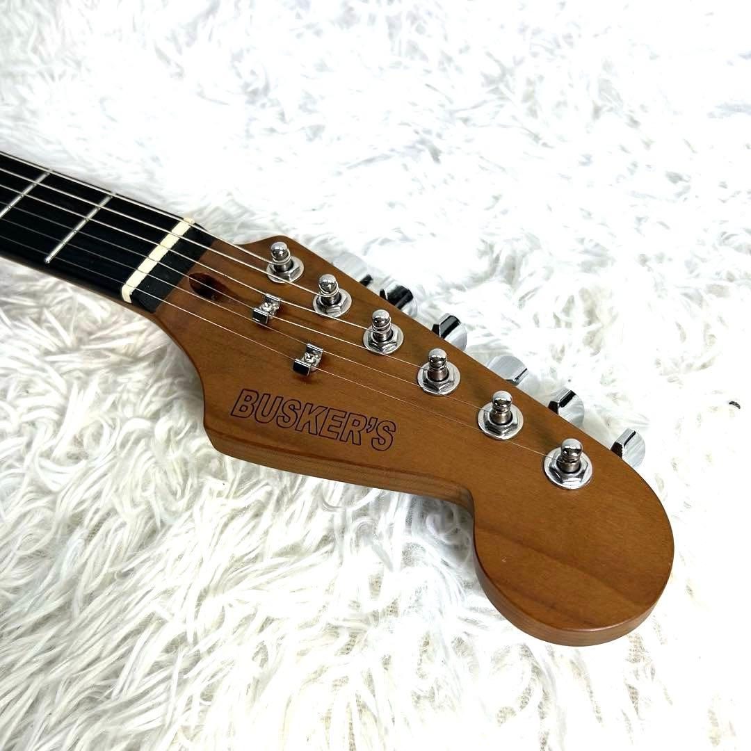 【美品】Busker's 島村 BST-Standard ストラト RSM