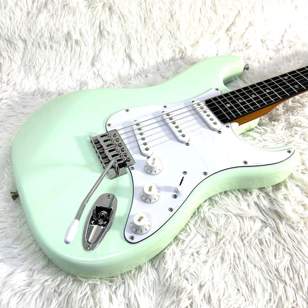 【美品】Busker's 島村 BST-Standard ストラト RSM