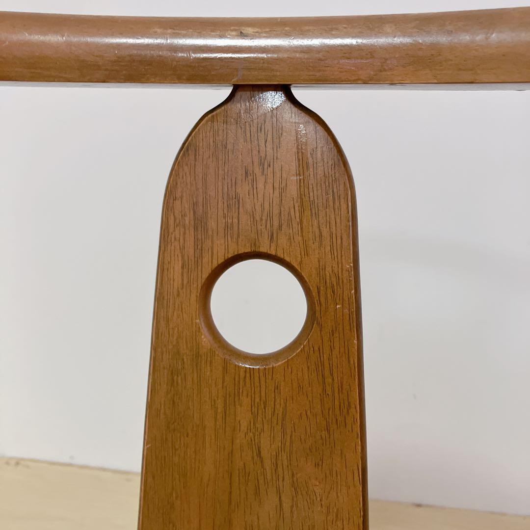 木製　ダイニングチェア　2脚セット　木製椅子　北欧　アームレスチェア