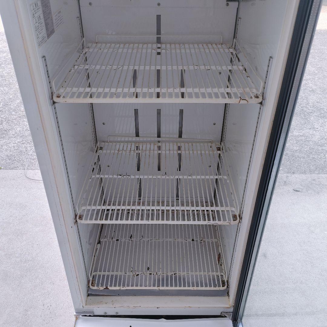 サンデン縦型 冷蔵 ショーケース TRM-J250X 196L スイング扉