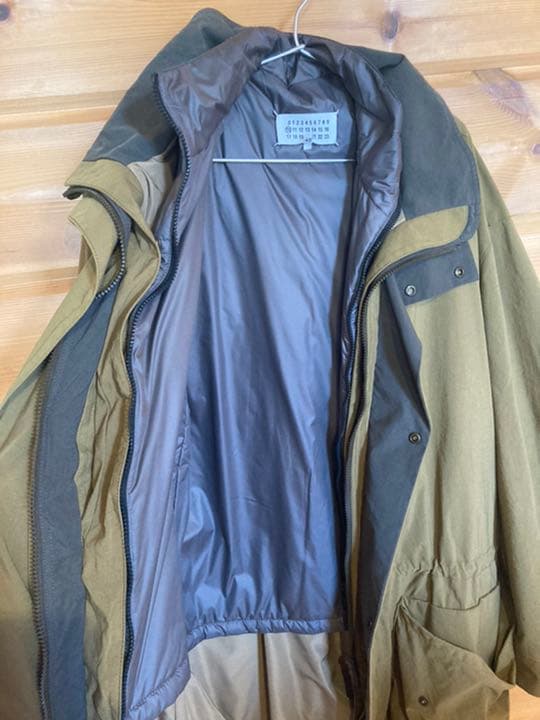 メゾンマルジェラ インナーダウン付き コート ジャケット 17AW サイズ48