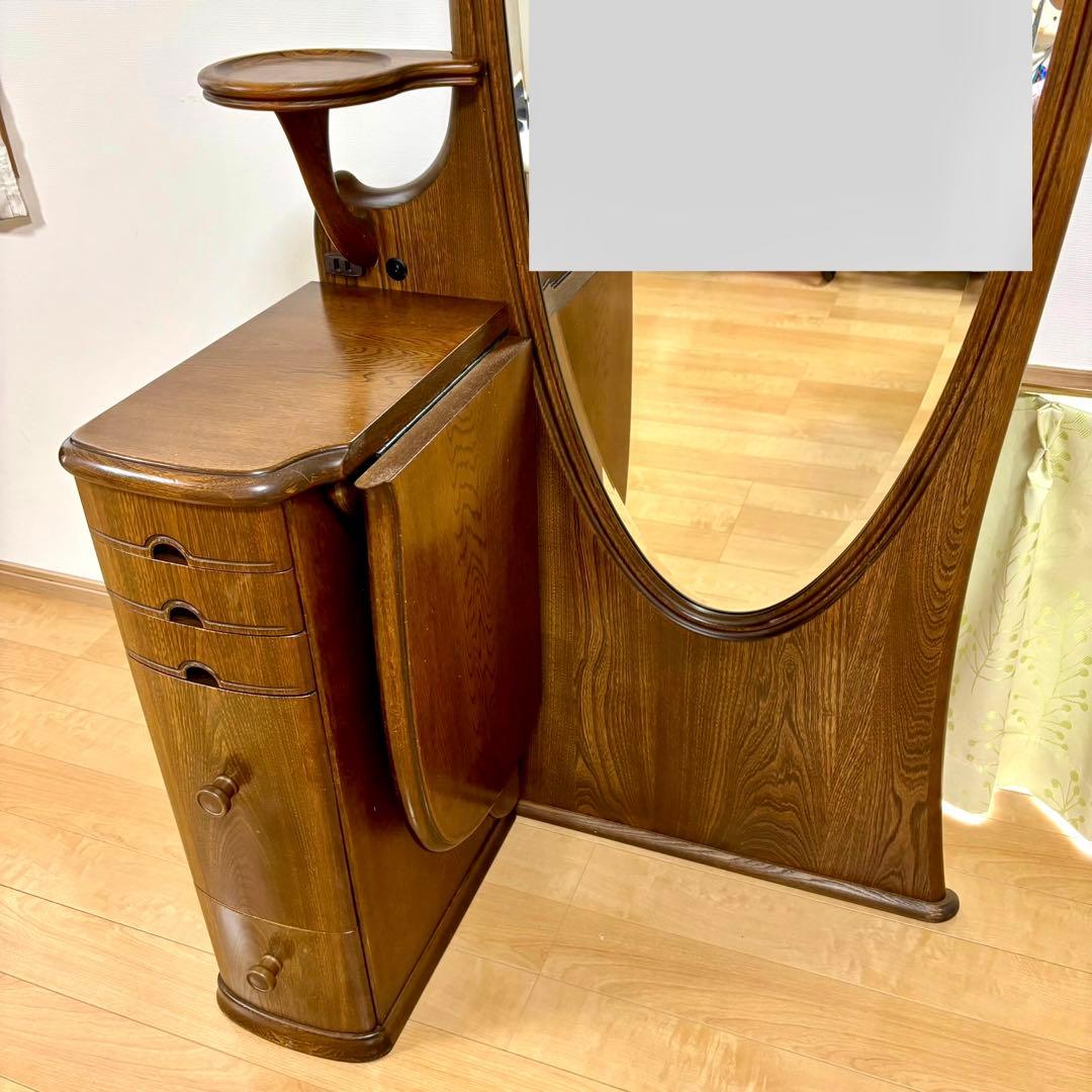 ドレッサー 姿見ドレッサー ヴィンテージドレッサー 木製 レトロ