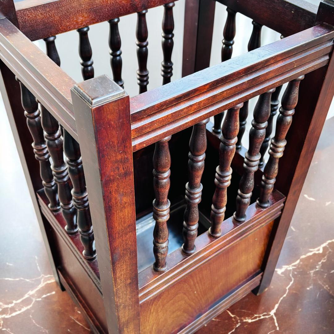 【送料無料】 九州民芸家具 傘立て 和モダン 天然木 木製 高級家具