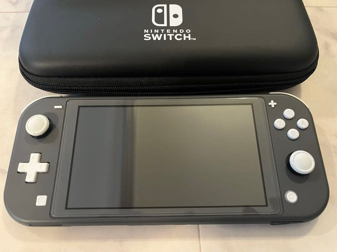 Nintendo Switch Lite グレー 箱、収納ケース付き