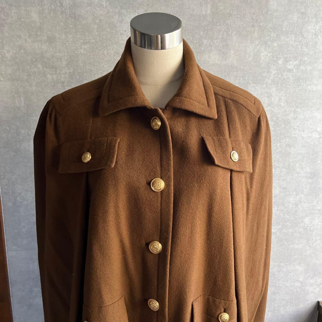 ヴィンテージ マントコート　古着　昭和レトロ　used ビンテージ　希少