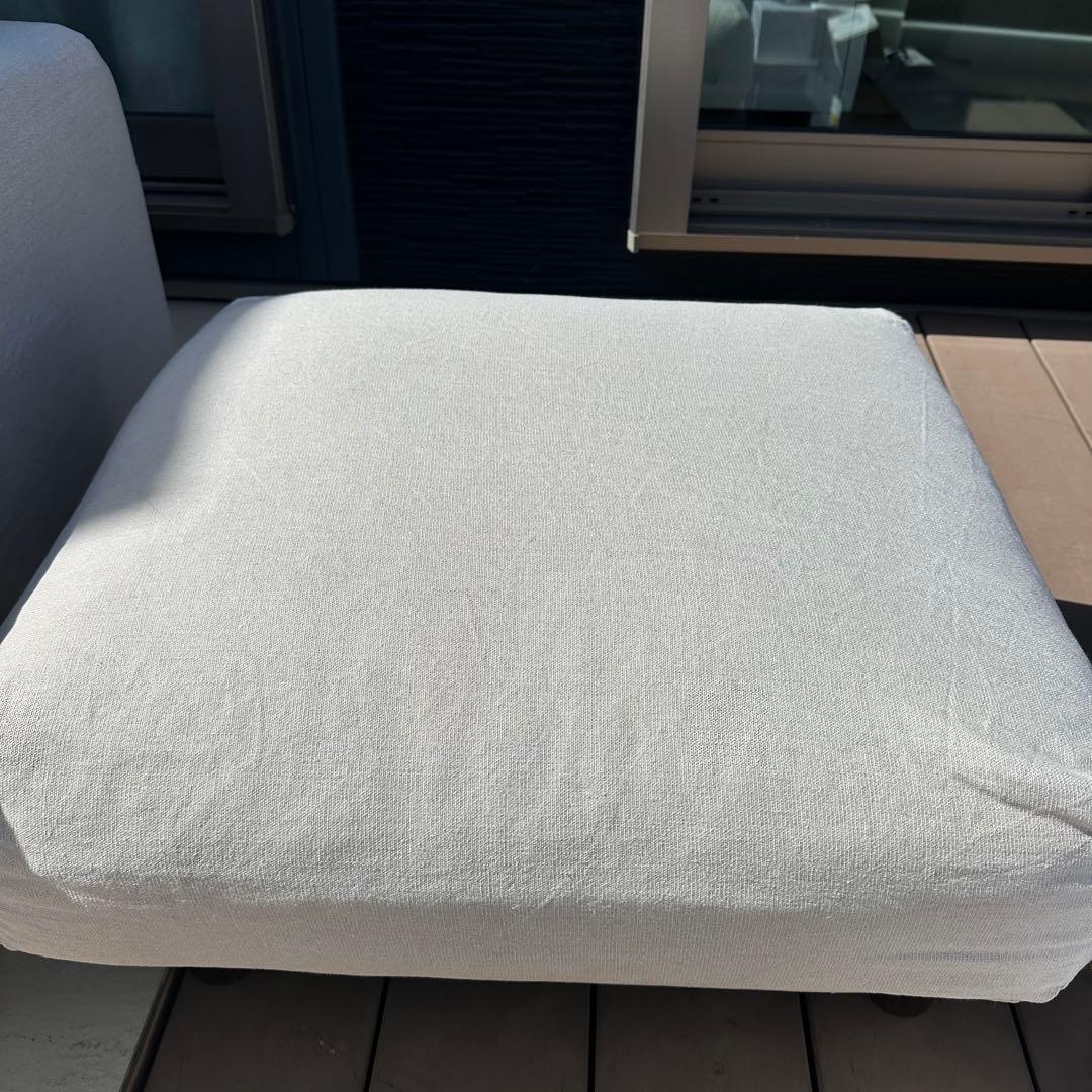 無印良品 ソファ ワイドアームヘッドレスト オットマン付き！