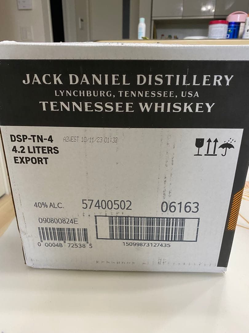 Jack Daniel's テネシーウイスキー ギフトボックス 6本入り