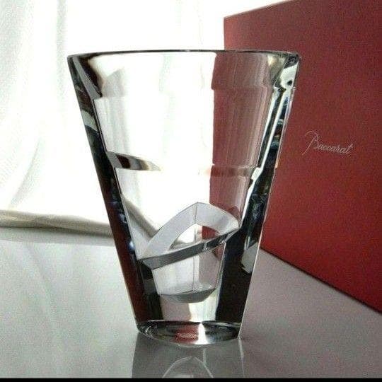 【展示品】バカラ　スコープ 大型花瓶 　フラワーベース　カレイドスコープ　箱付き