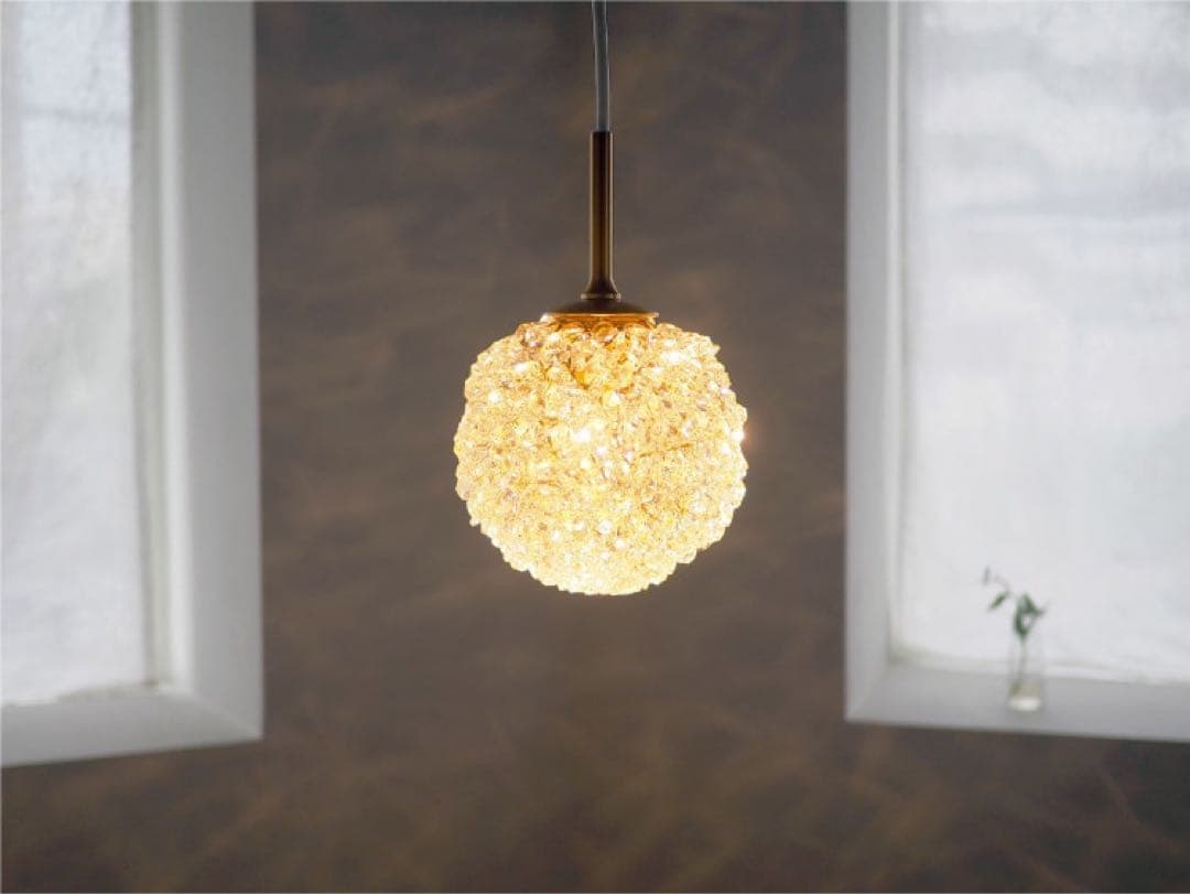 クリスタル風ペンダントライト 中型