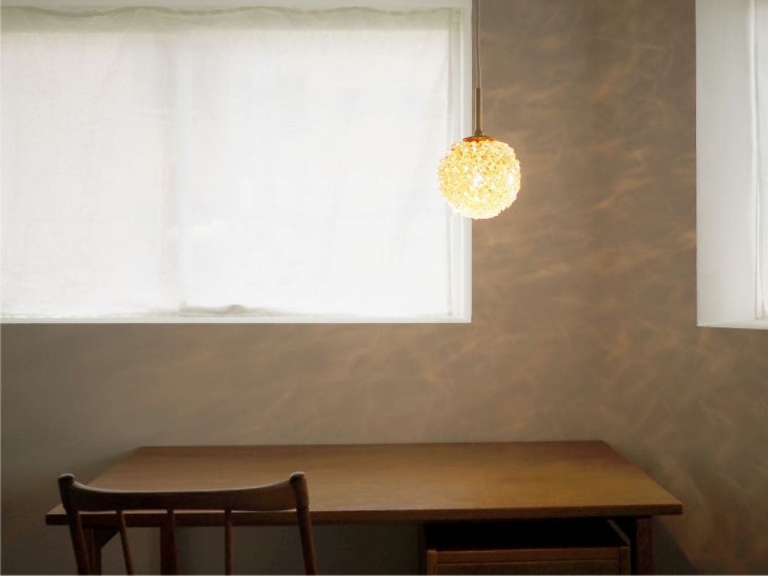 クリスタル風ペンダントライト 中型