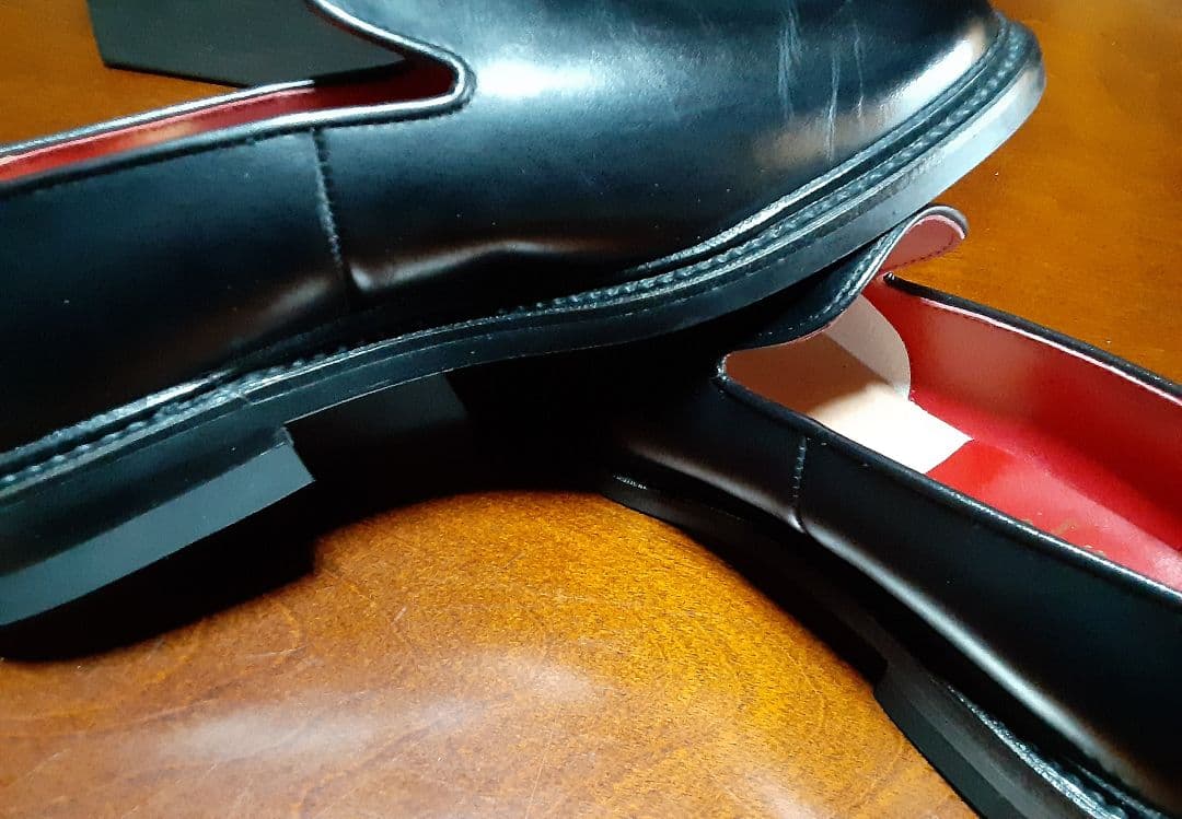 REGAL Shoe & Co. ブラック ローファー オペラパンプス 25cm