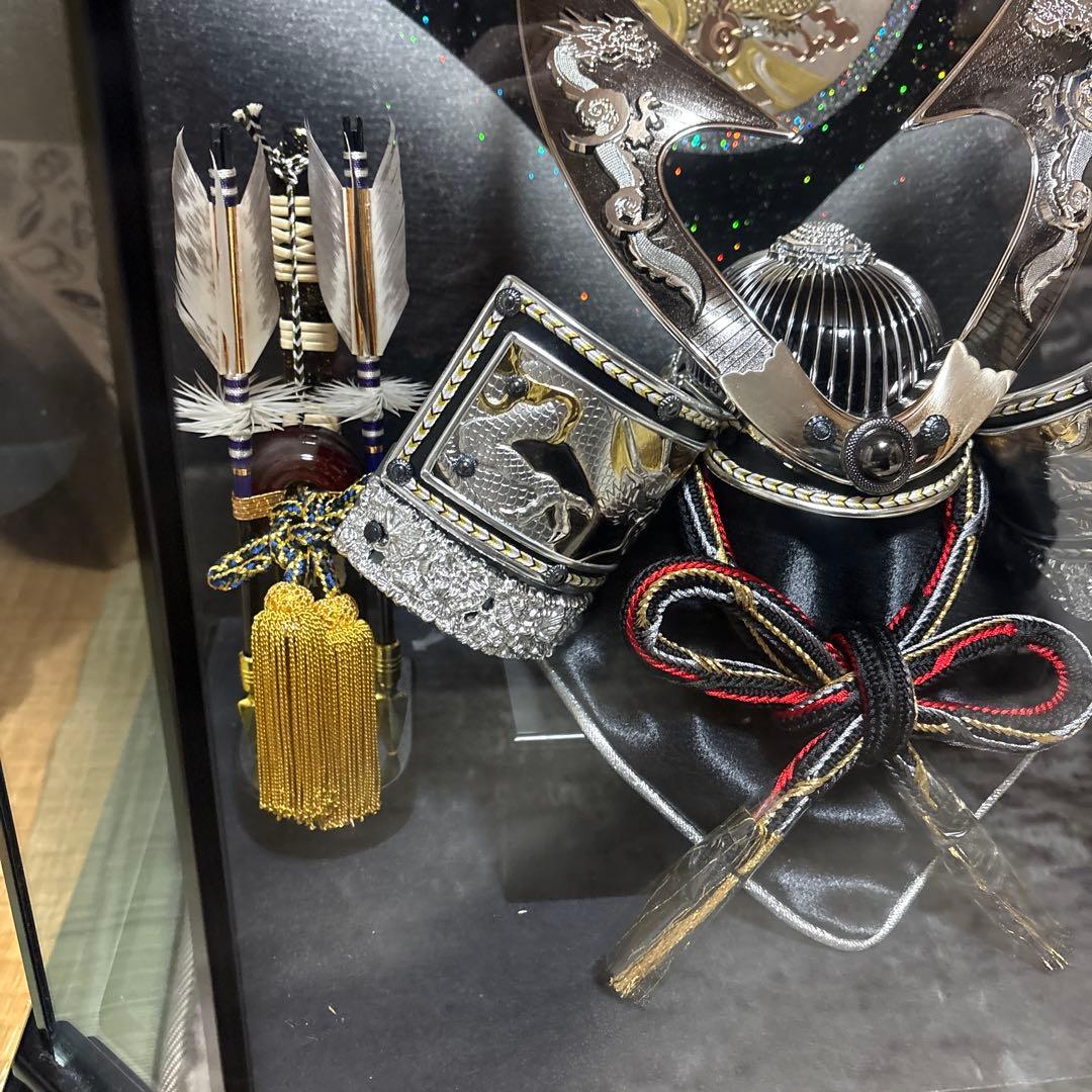 兜　極上品　寿慶作　銀竜　兜飾り