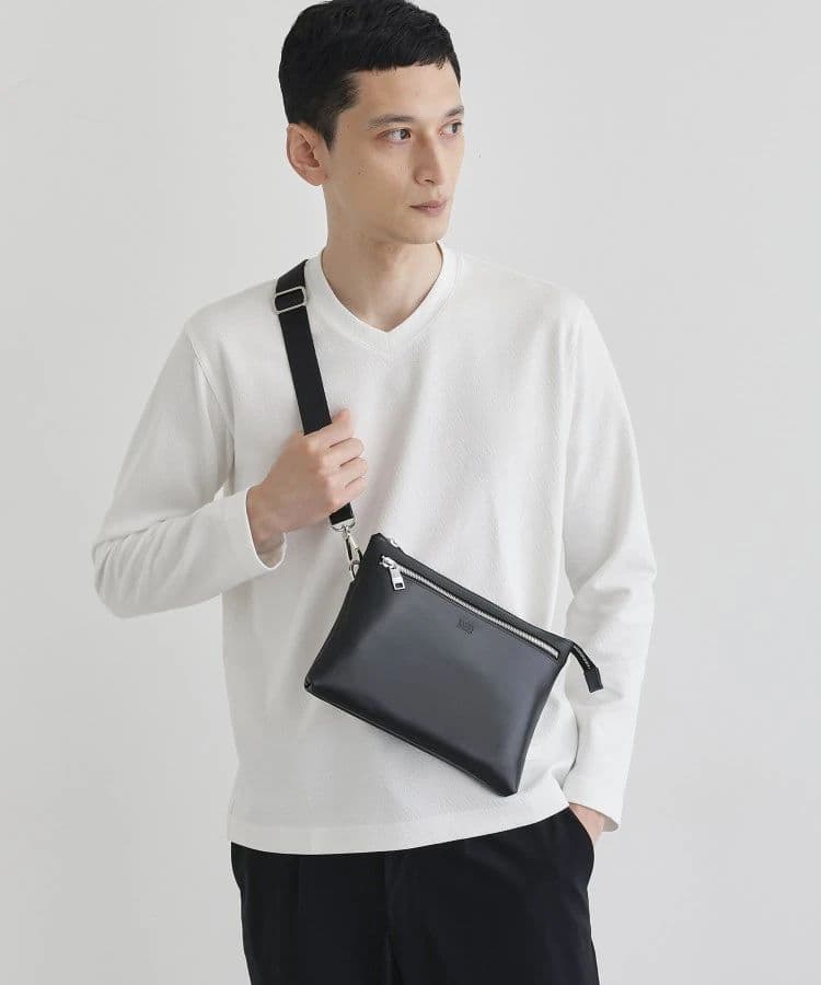 タケオキクチ　アニリンレザー　２WAYクラッチ