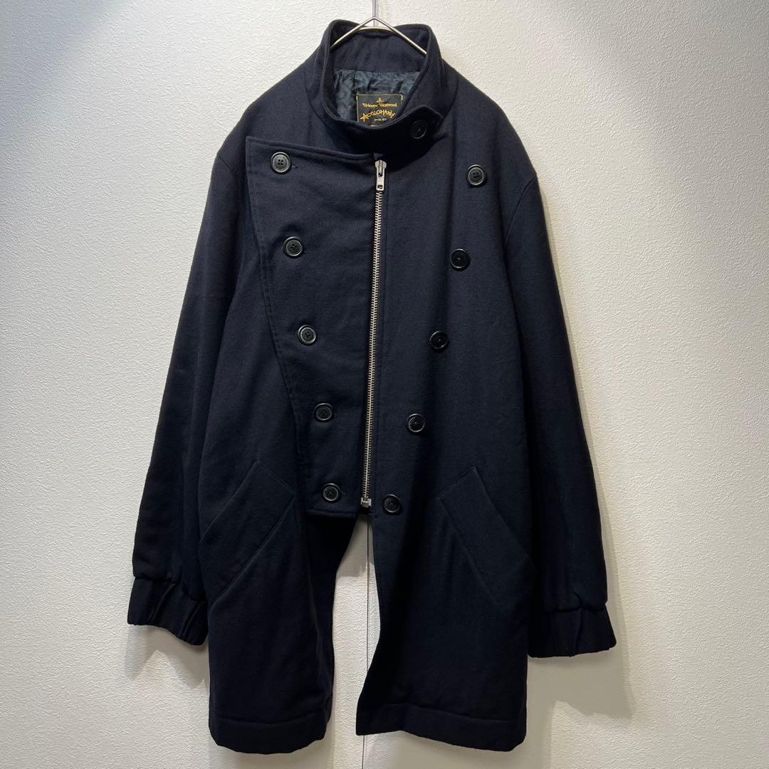 希少 美品 ヴィヴィアンウエストウッド アングロマニア 変形 ウール コート