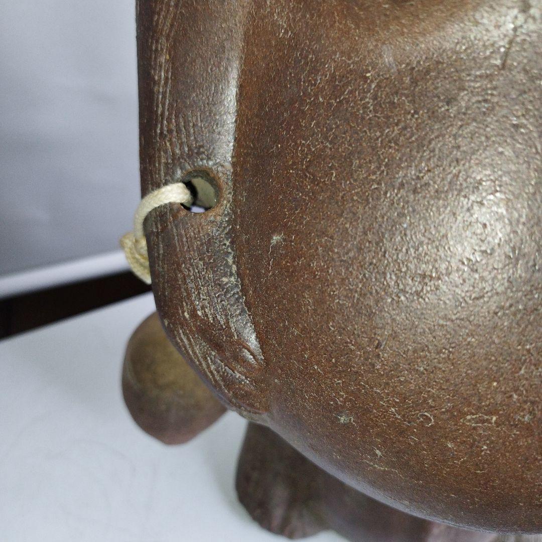 陶器製 たぬきの置物 約40センチm