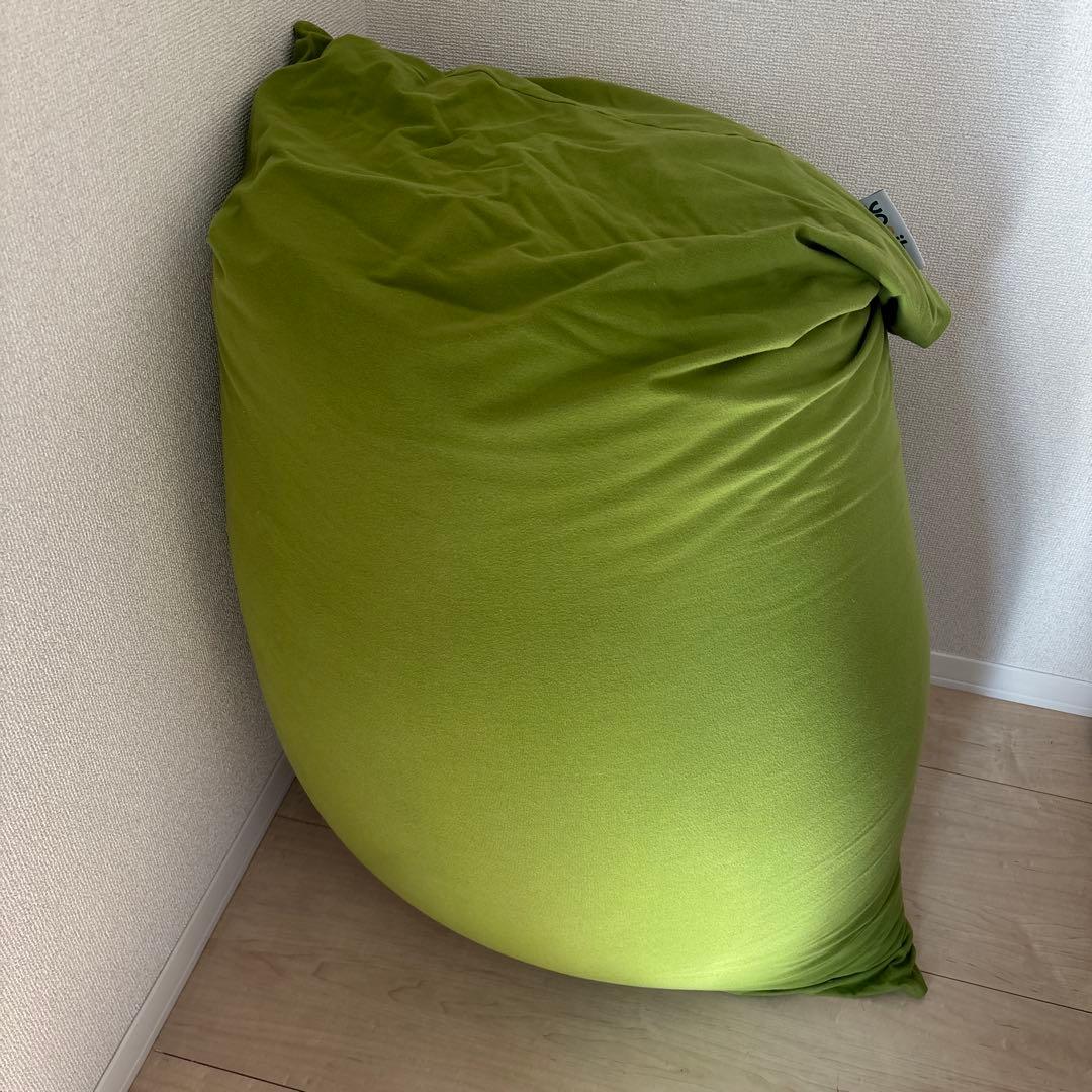 【美品】ヨギボー　ミディ　グリーンカバー