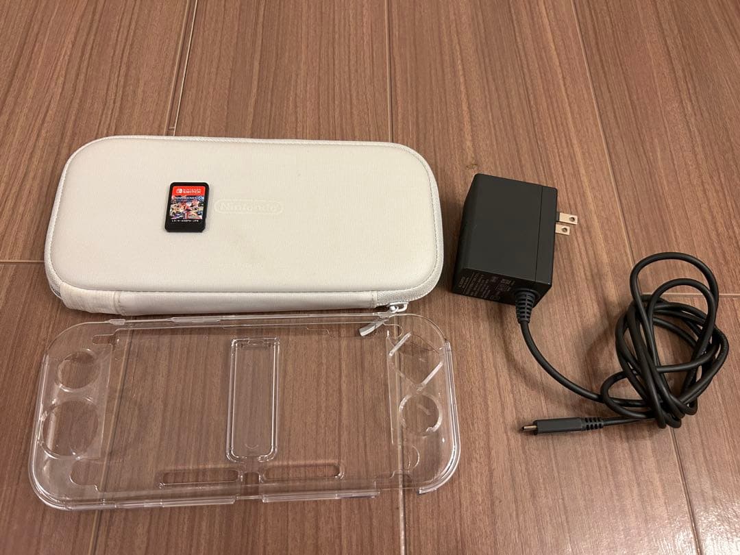 Switch Lite＋マリオカートセット 充電器・ケース2点付き