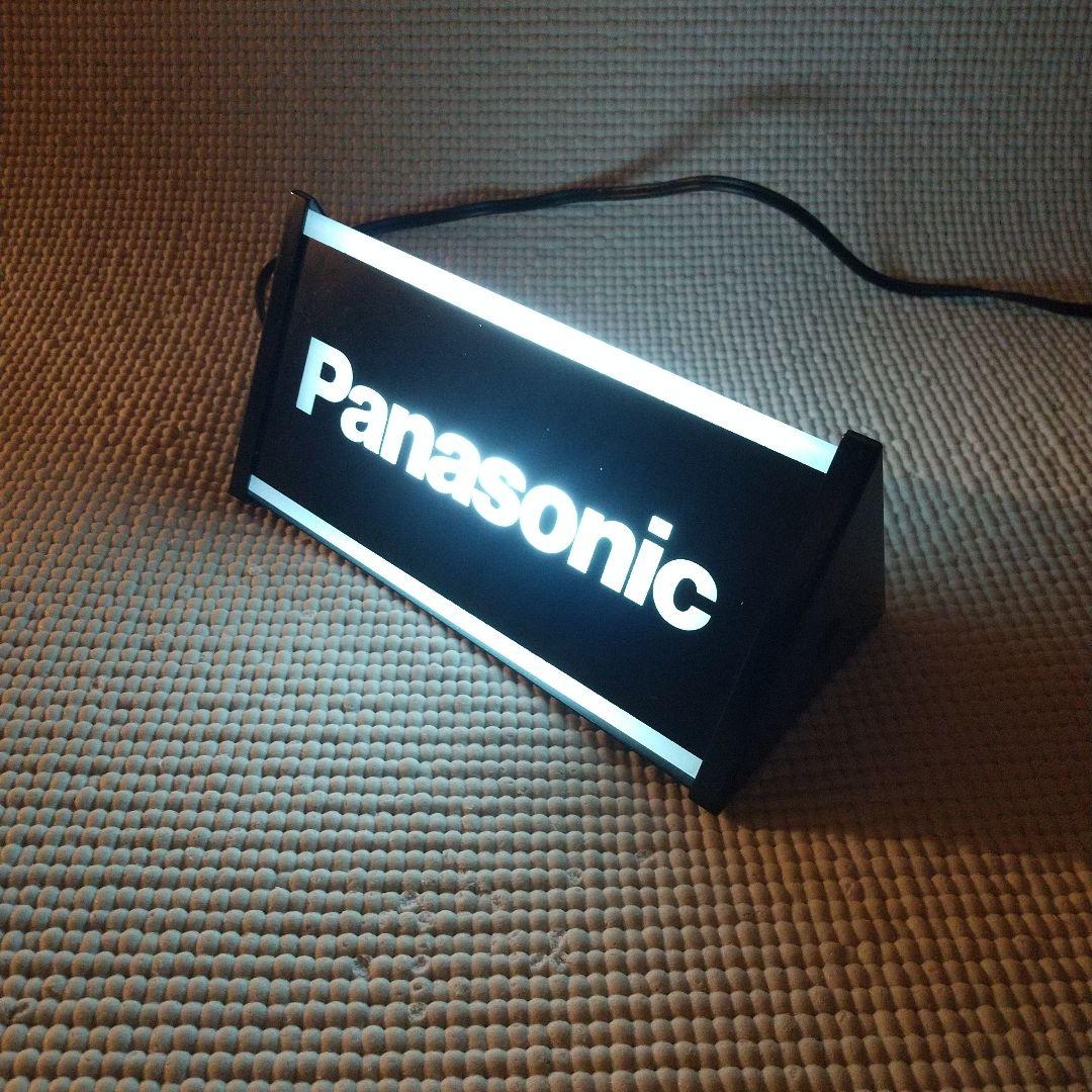 昭和62年 ナニワ照明社 パナソニックの蛍光灯看板 18cm