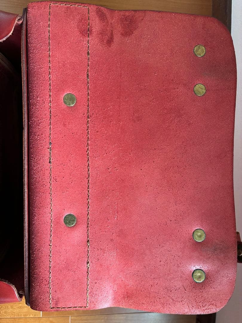 HERZ　横型ランドセル　2way　リュック・バックパック　レッド