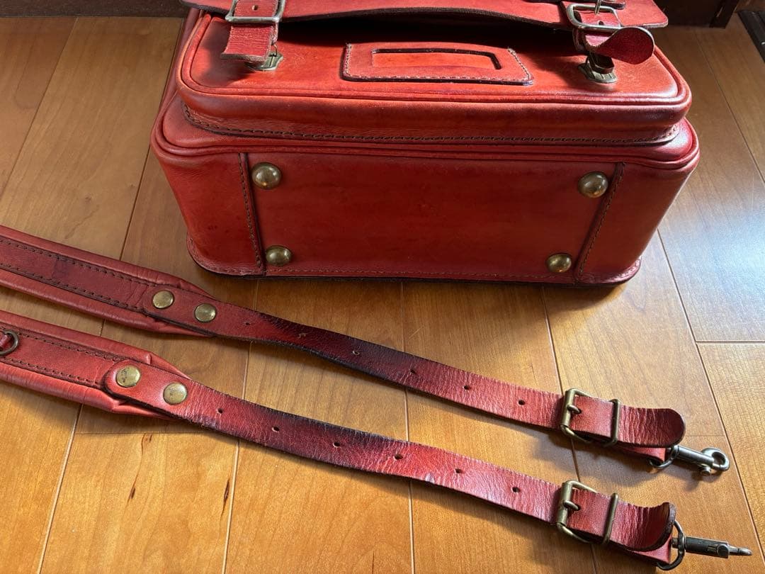 HERZ　横型ランドセル　2way　リュック・バックパック　レッド