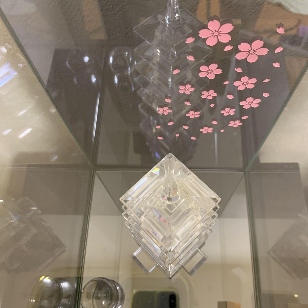 水晶　五重の塔　日本伝統工芸　希少