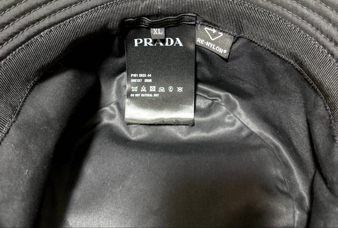 PRADA★バケットハット★XL★Re-Nylon★帽子★プラダ★ナイロン★黒