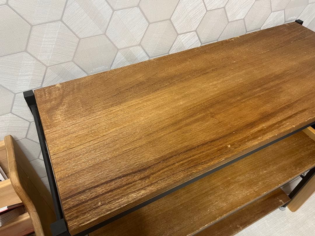 リセノ ZAGA 3段ラック 幅90 ReCENO