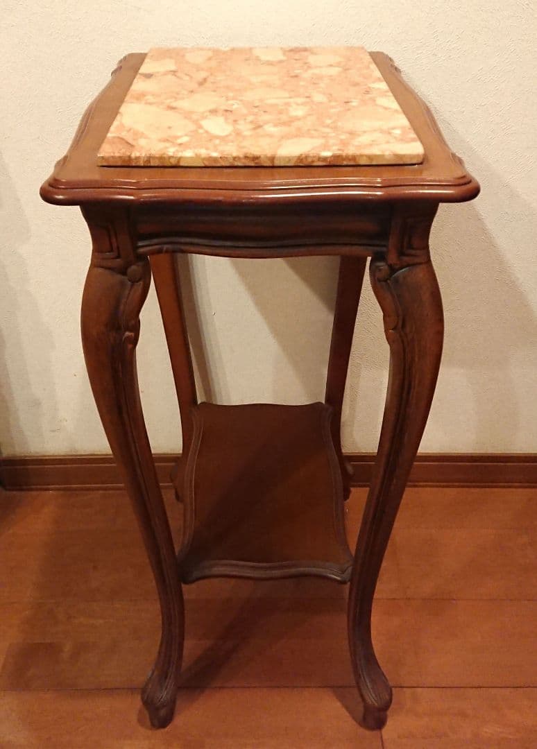 【超メルカリ市限定価格】イタリア 大理石 猫脚コンソールテーブル アンティーク