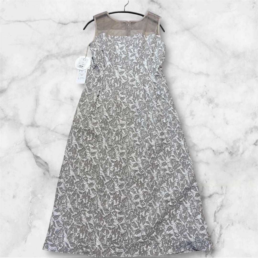 新品　フォルムフォルマ　シアーボレロ付きジャガードドレス　XL 2WAY