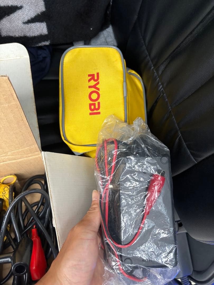 マロ　RYOBI電動リール　船用マウント　バッテリー接続用コード3点セット