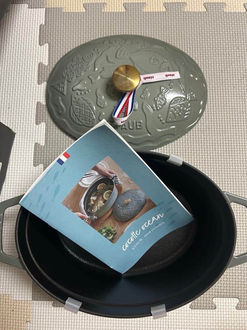 最安値✴︎ STAUB ✴︎ ストウブ ミナペルホネン オーバル 新品未使用品