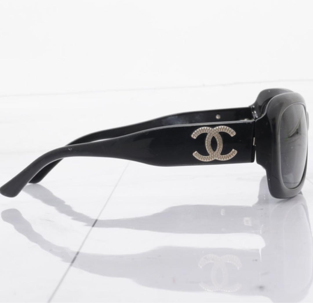 CHANEL シャネル ココマーク サングラス ケース付き ブラック