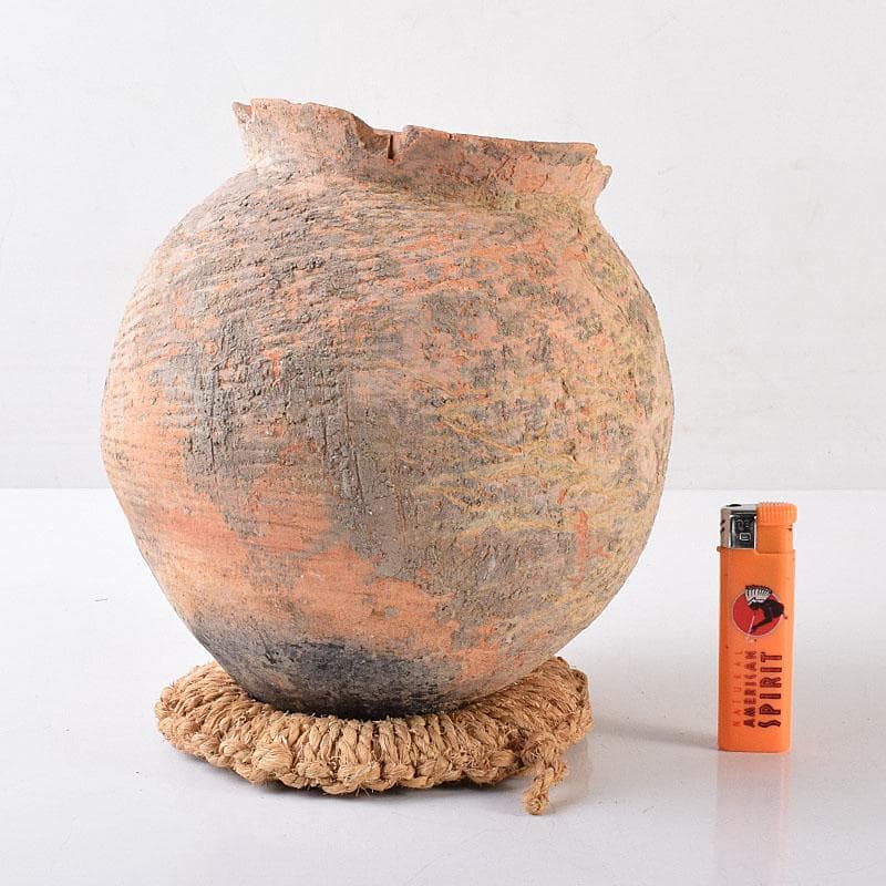 タイ古陶磁　バンチェン土器　アンダーソン土器　壷　台付き　C R8688H