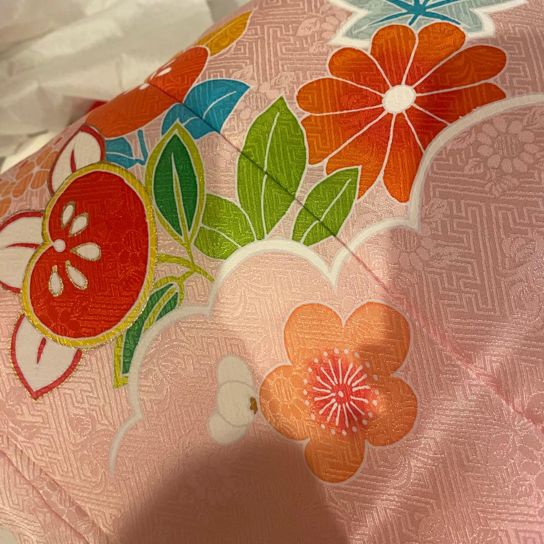 七五三 千總　新品　フルセット　和装セット ピンク 花柄