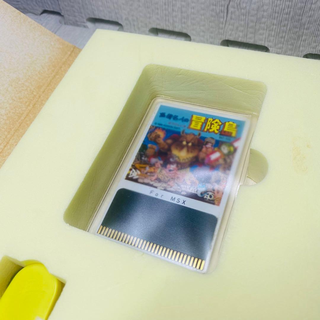希少！高橋名人 冒険島 MSX ミニフィギュア付 ジャングルボード 当たり レア