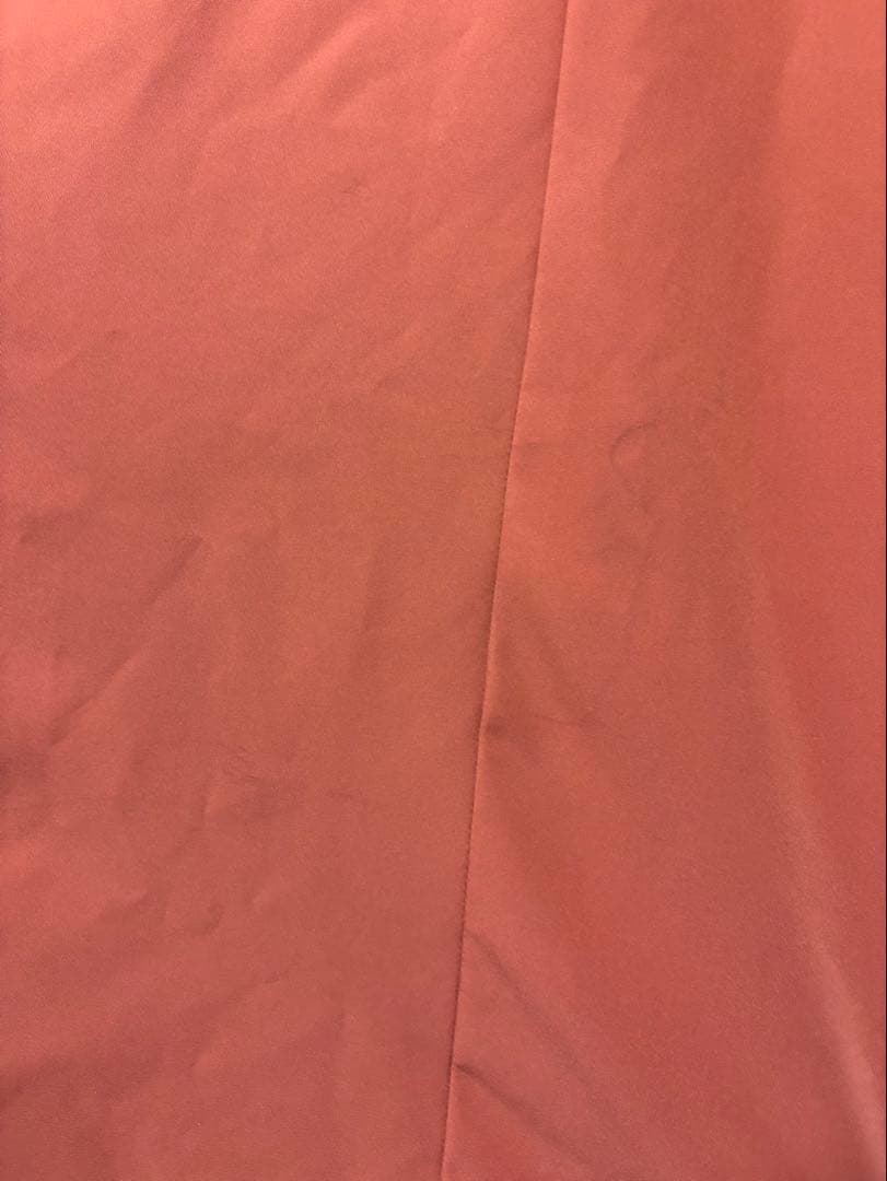 カラードレスチュールテラコッタニュアンス　キャミドレス　二次会パーティードレス