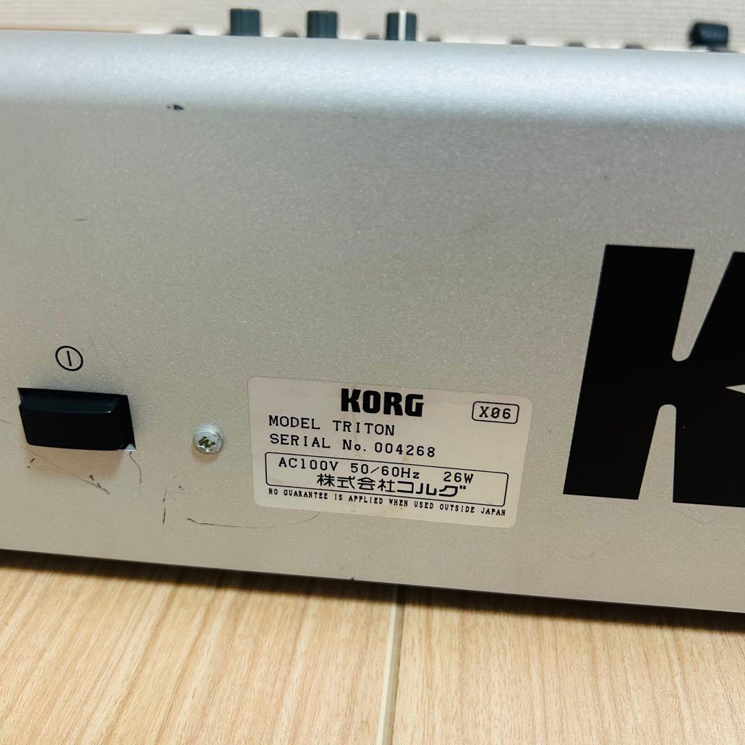 【音出しOK】KORG TRITON シンセサイザー 61鍵 ソフトケース付き