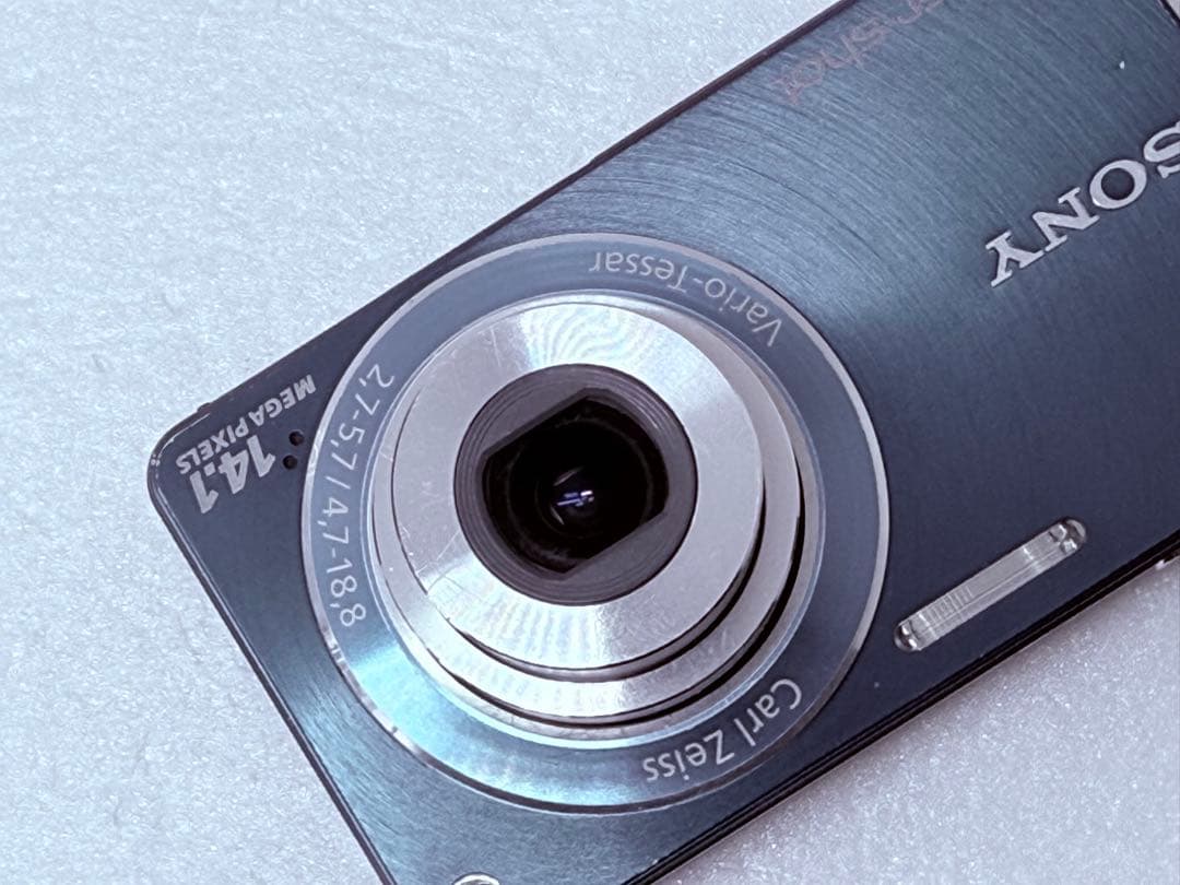 SONY Cyber-shot DSC-W350 ブルー 動作確認済 コンデジ