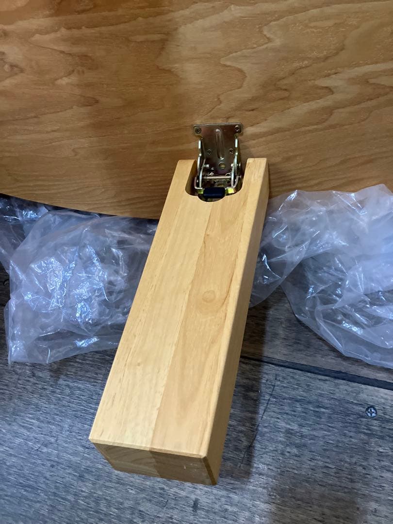 座卓 120 リーフ型 楕円　天然木 ナチュラル色　楡　ジブリ風　折りたたみ