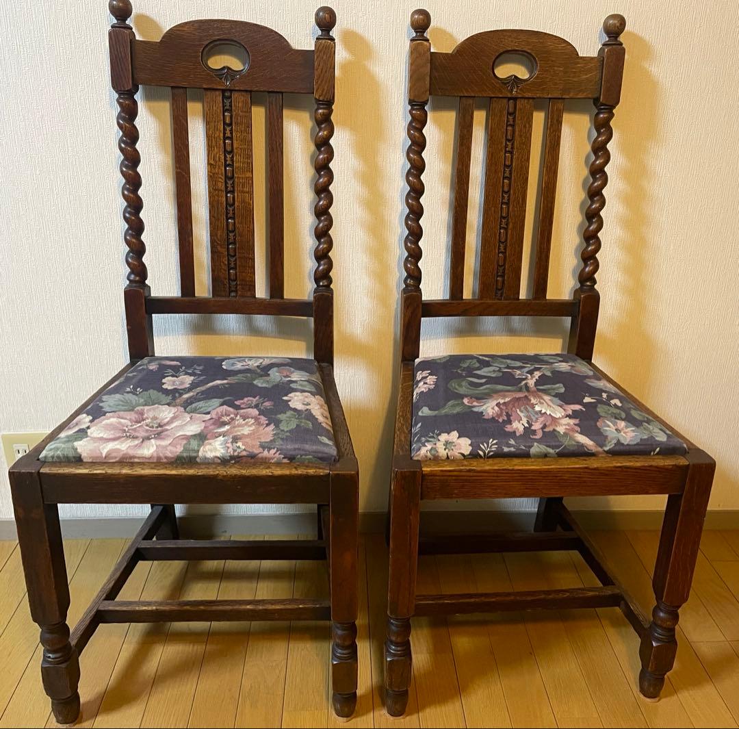 イギリスアンティーク　ダイニングチェア