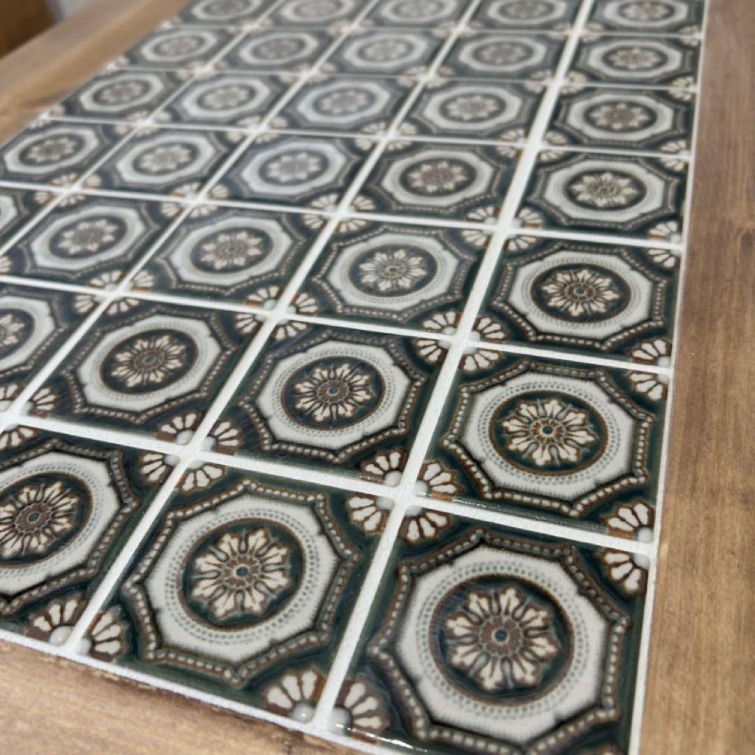 タイルテーブル　RASTICA DESIGNラスティカ・デザイン　グリーン