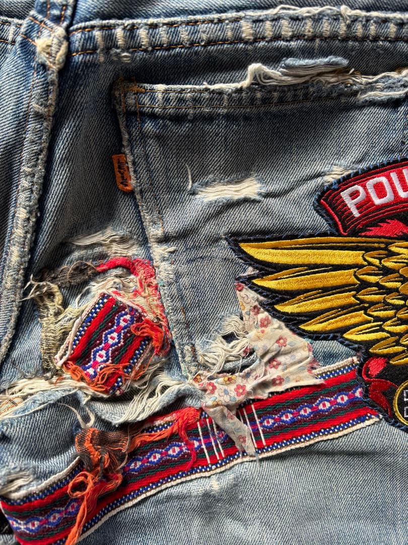 リーバイス　BIG E ヒッピー デニム 70年代