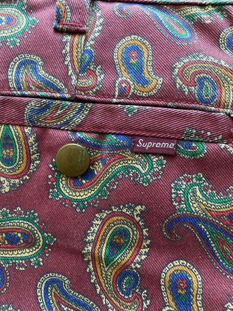 パンツ Supreme Paisley Work Pant Mark Gonzale