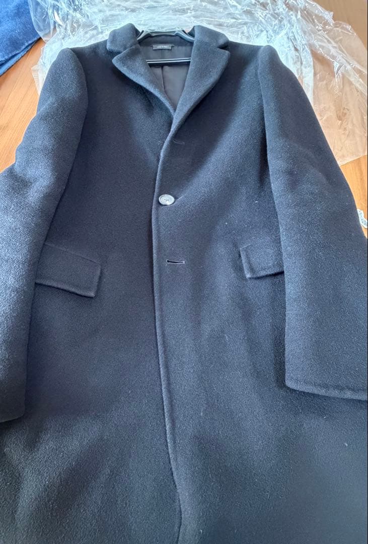 g*g様 JIL SANDER イタリア製 黒 ウールコート