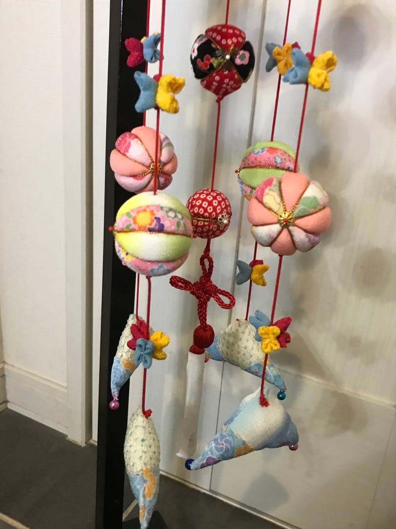 吊るし雛 木目込み　手毬　ひな祭り　☆全長110cm以上！