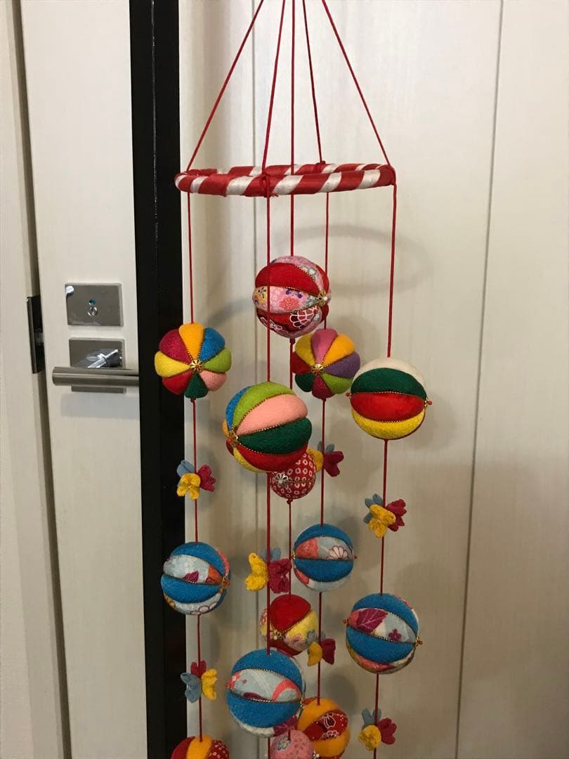 吊るし雛 木目込み　手毬　ひな祭り　☆全長110cm以上！