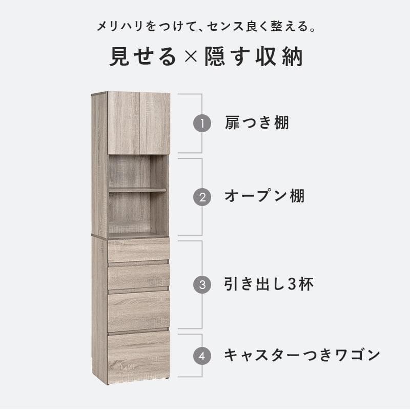 【幅40㎝】ランドリーラック ランドリーチェスト ランドリー収納【ホワイト】